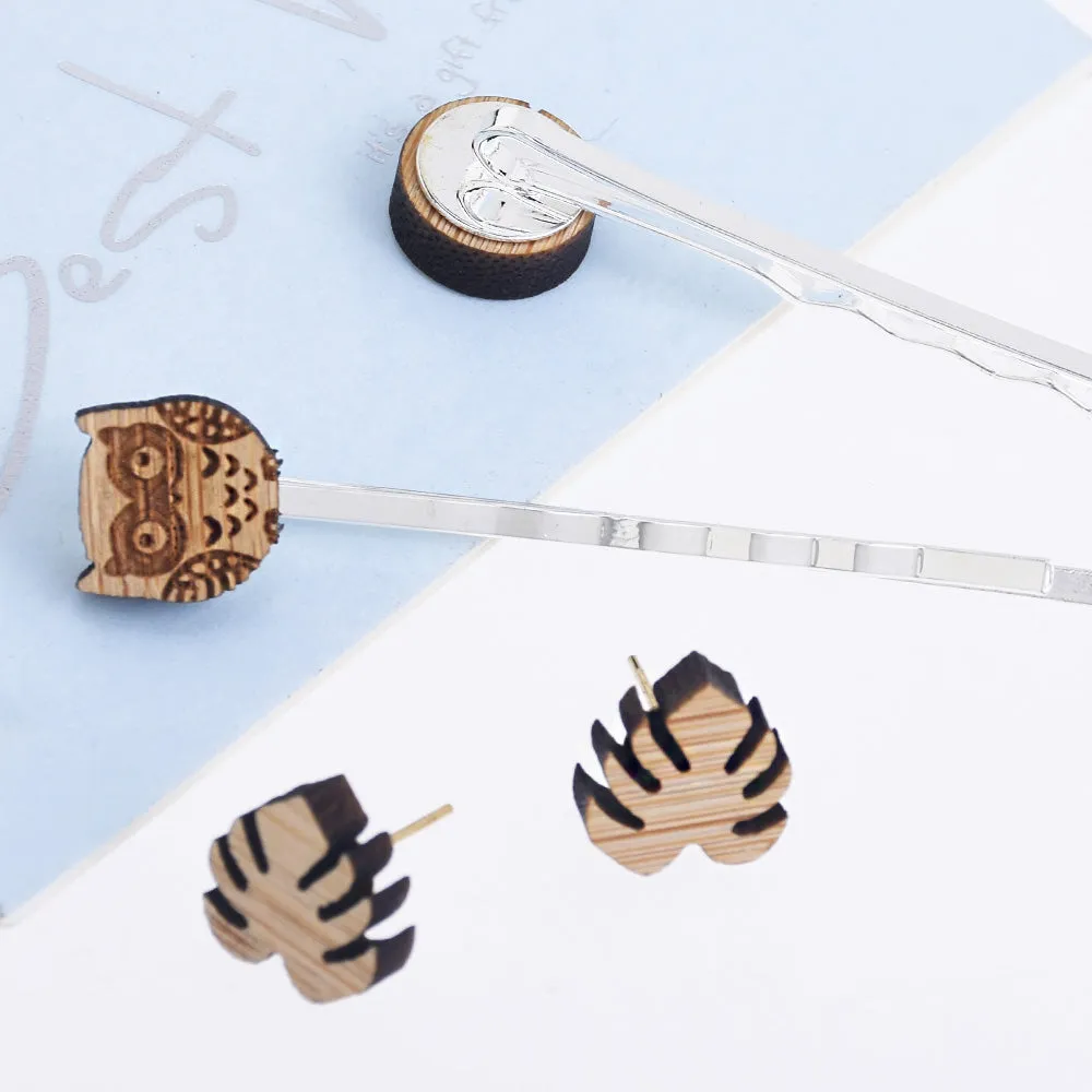 12*12mm Laser Cut Round Pineapple Wood Charm DIY Laser Cut Wooden Earring Charms Earring Supplies Cabochons 6pcs 10261161