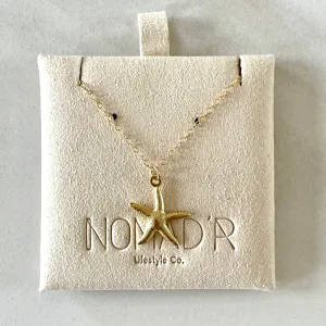 14k Gold-Filled Starfish Necklace
