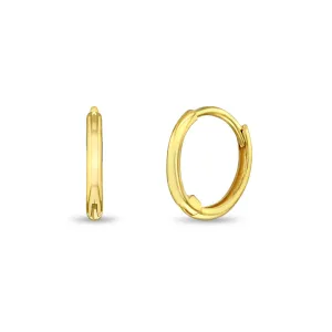 14k Gold Mini Women's Hoop Earrings