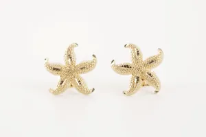 14k Yellow Gold Starfish Earrings (2.96g.)