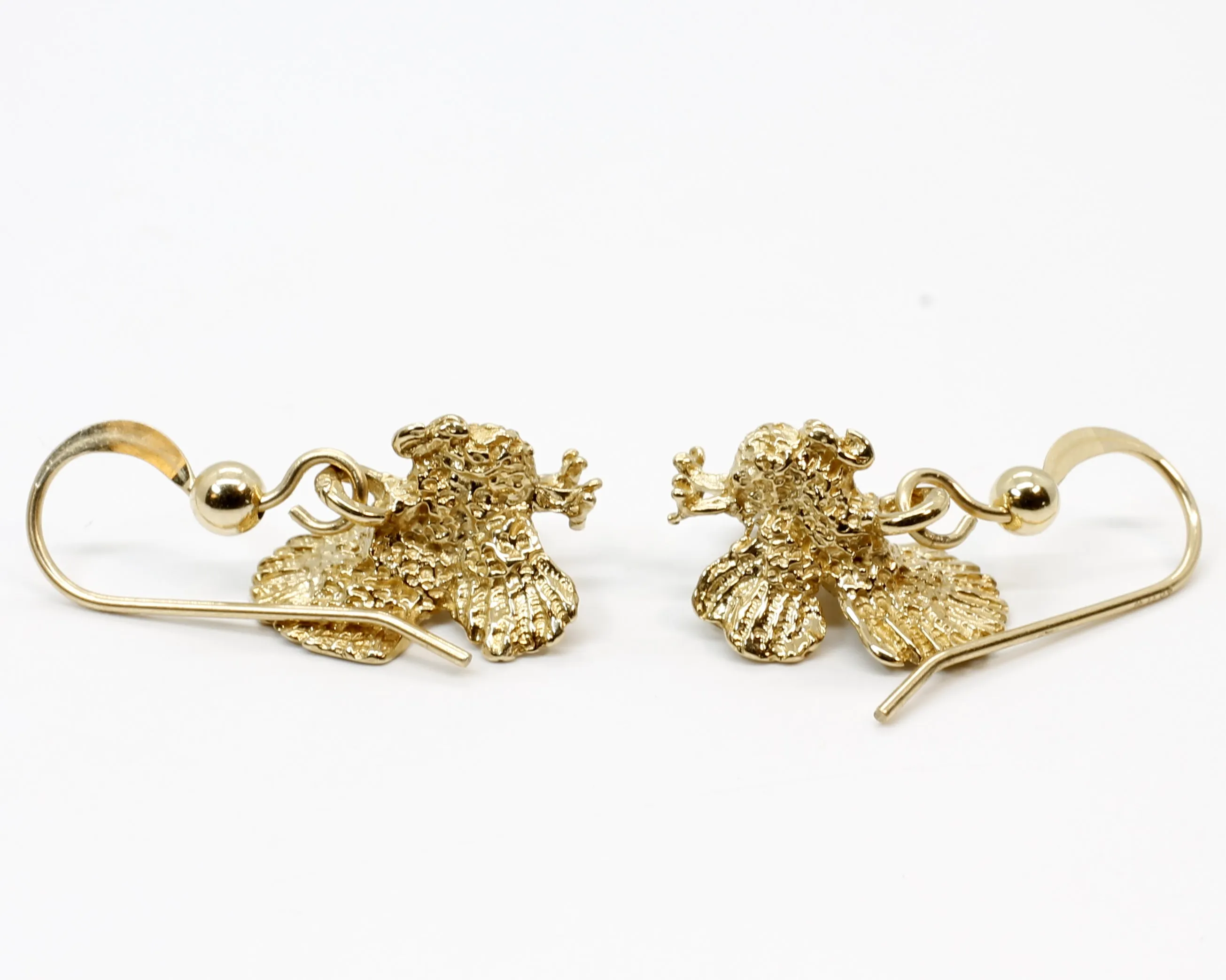 14kt Gold Turkey Earrings Thanksgiving gift for her