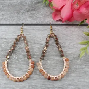 73883 - Crystal Earrings - Rose Gold