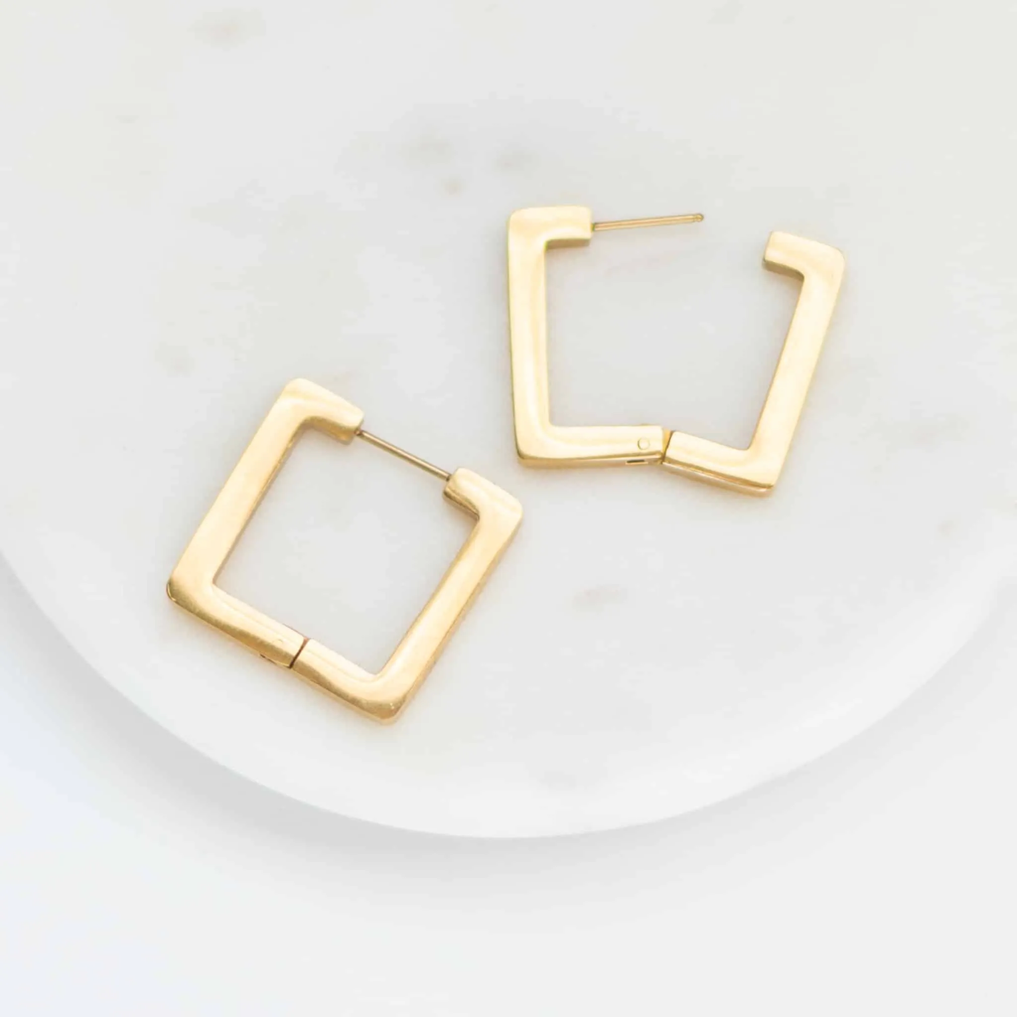 Alex Square Hoop Earrings