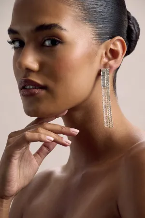Alta | Gold Diamante Tassel Earrings