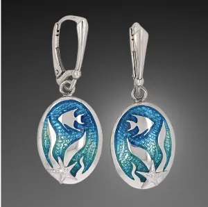Angelfish with Starfish Earrings