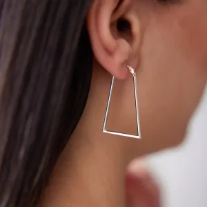 Asymmetry Hoop Earrings