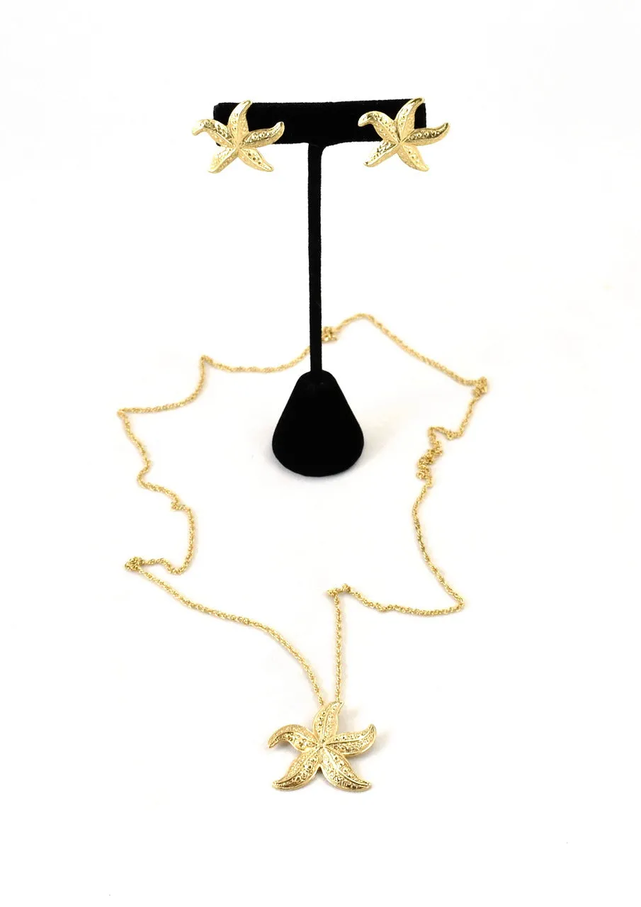 Avon Starfish Necklace Set