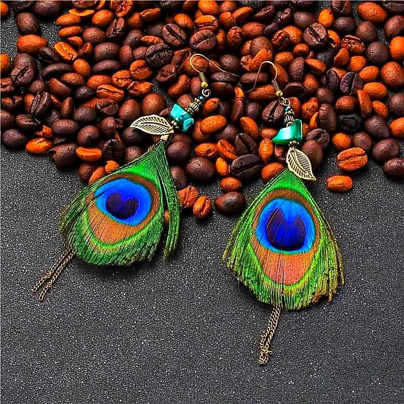 Bali Bliss Feather Earrings