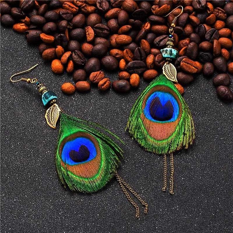 Bali Bliss Feather Earrings
