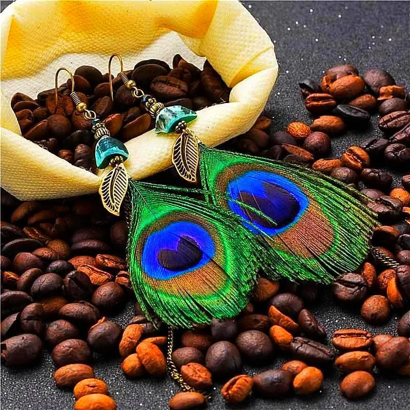 Bali Bliss Feather Earrings