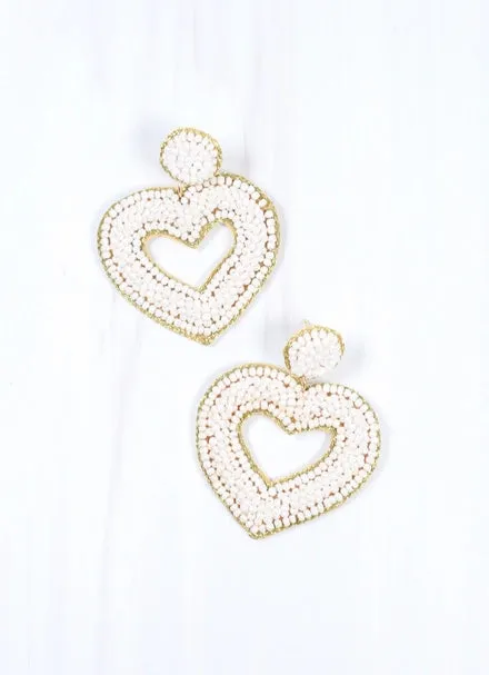 Be mine Beaded Earring