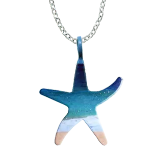 Beach Starfish Necklace, Item# 4133X