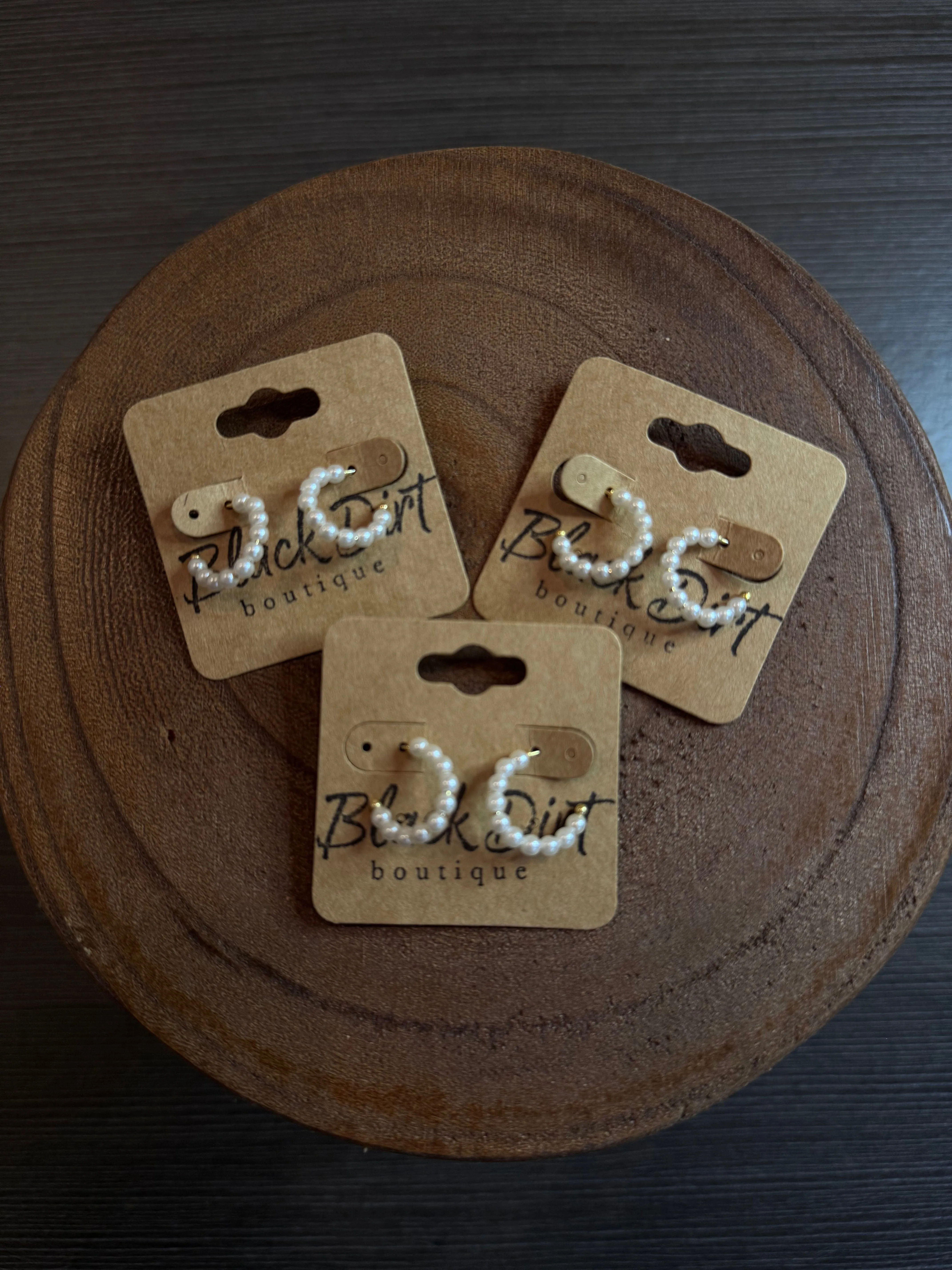 Beaded Pearls Earrings