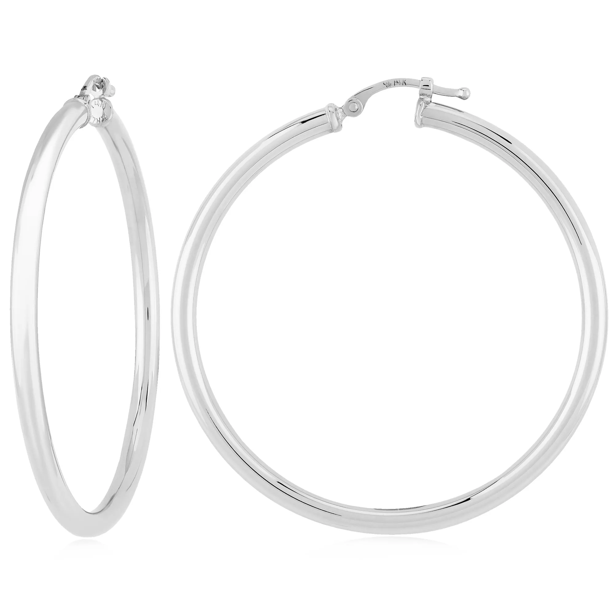 Ben Garelick Classic Gold Large Hoop Earrings