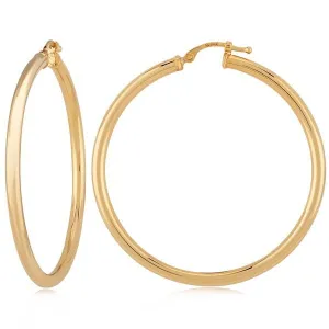 Ben Garelick Classic Gold Large Hoop Earrings