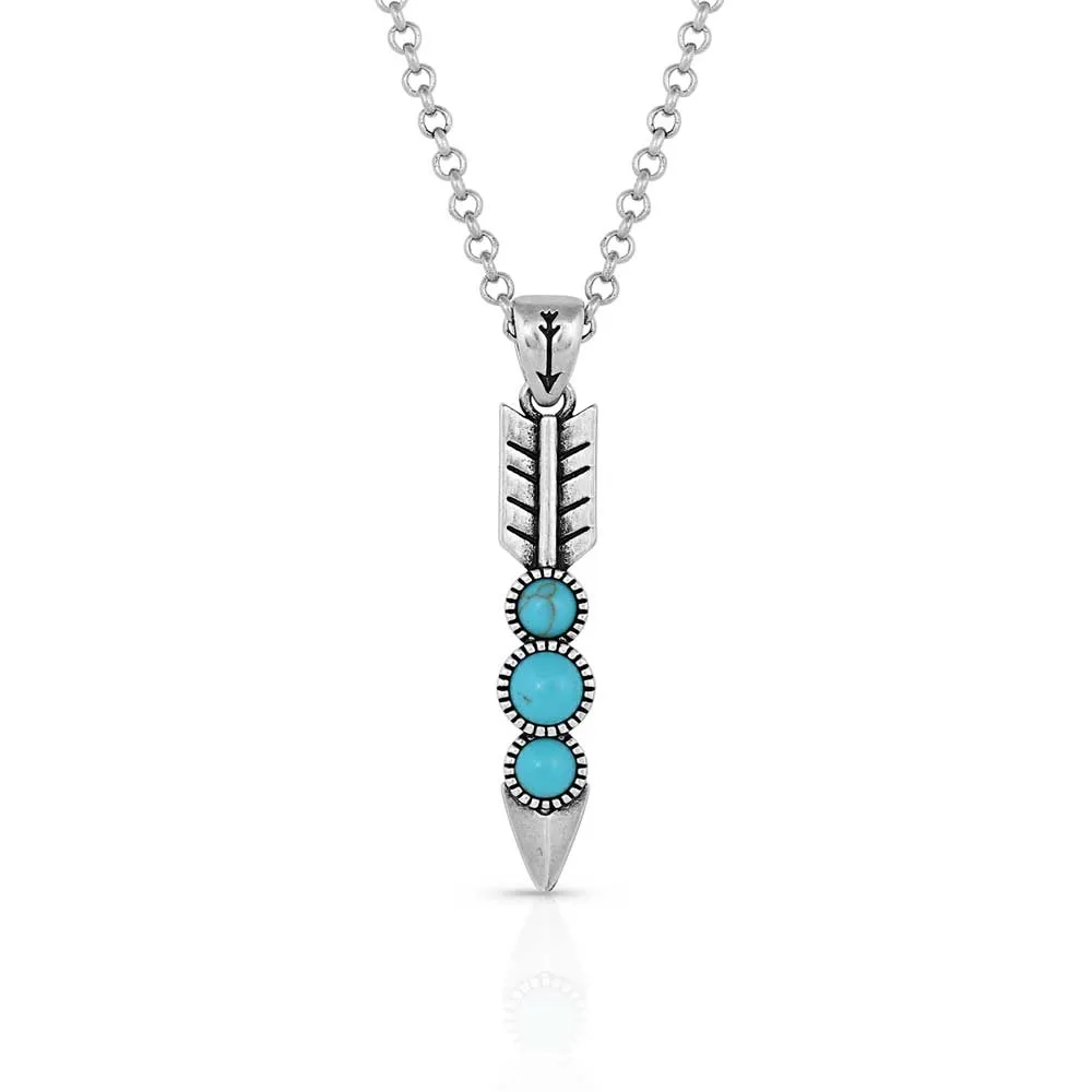 BGNC5033 Necklace - Free Failing Silver Feather