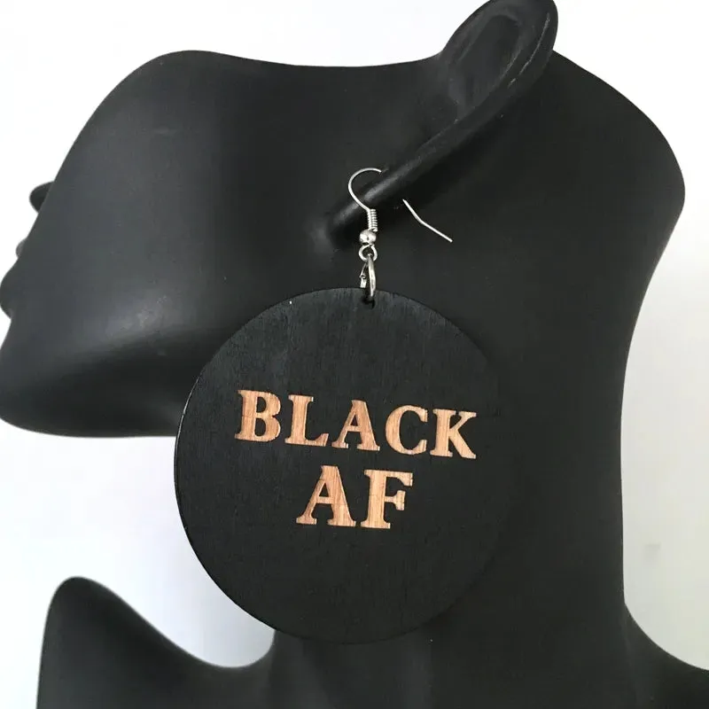 Black AF Earrings