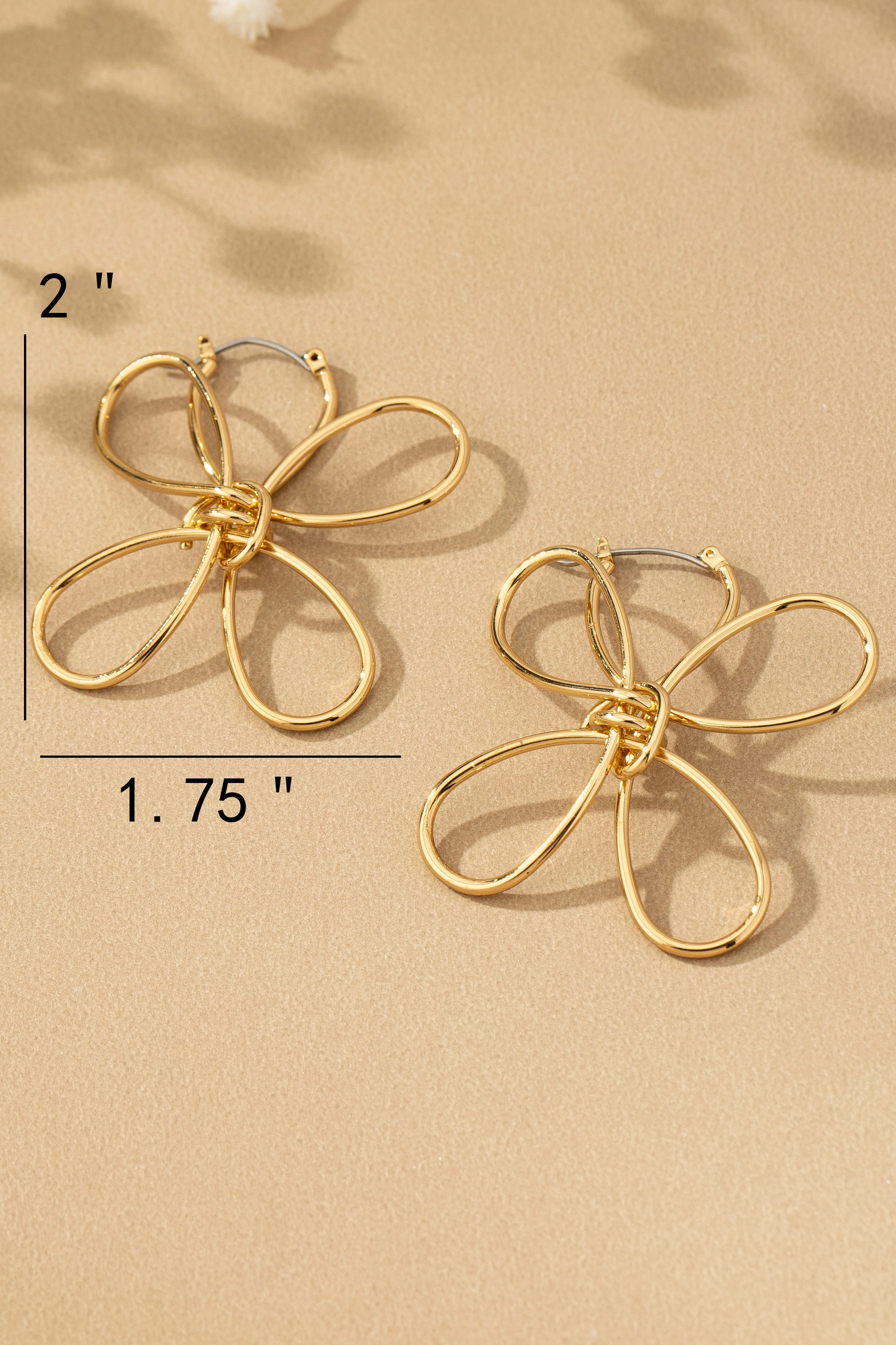 Blossom Hoop Drop Earrings