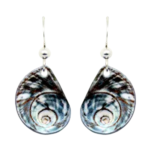 Blue Sharks Eye Earrings,by d'ears # 2063
