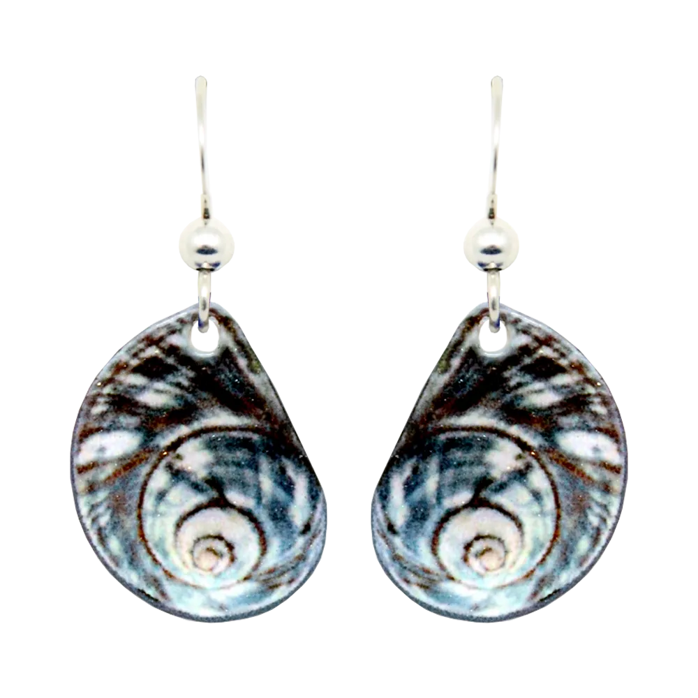 Blue Sharks Eye Earrings,by d'ears # 2063