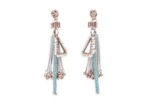 Boho wind braid tassel earrings