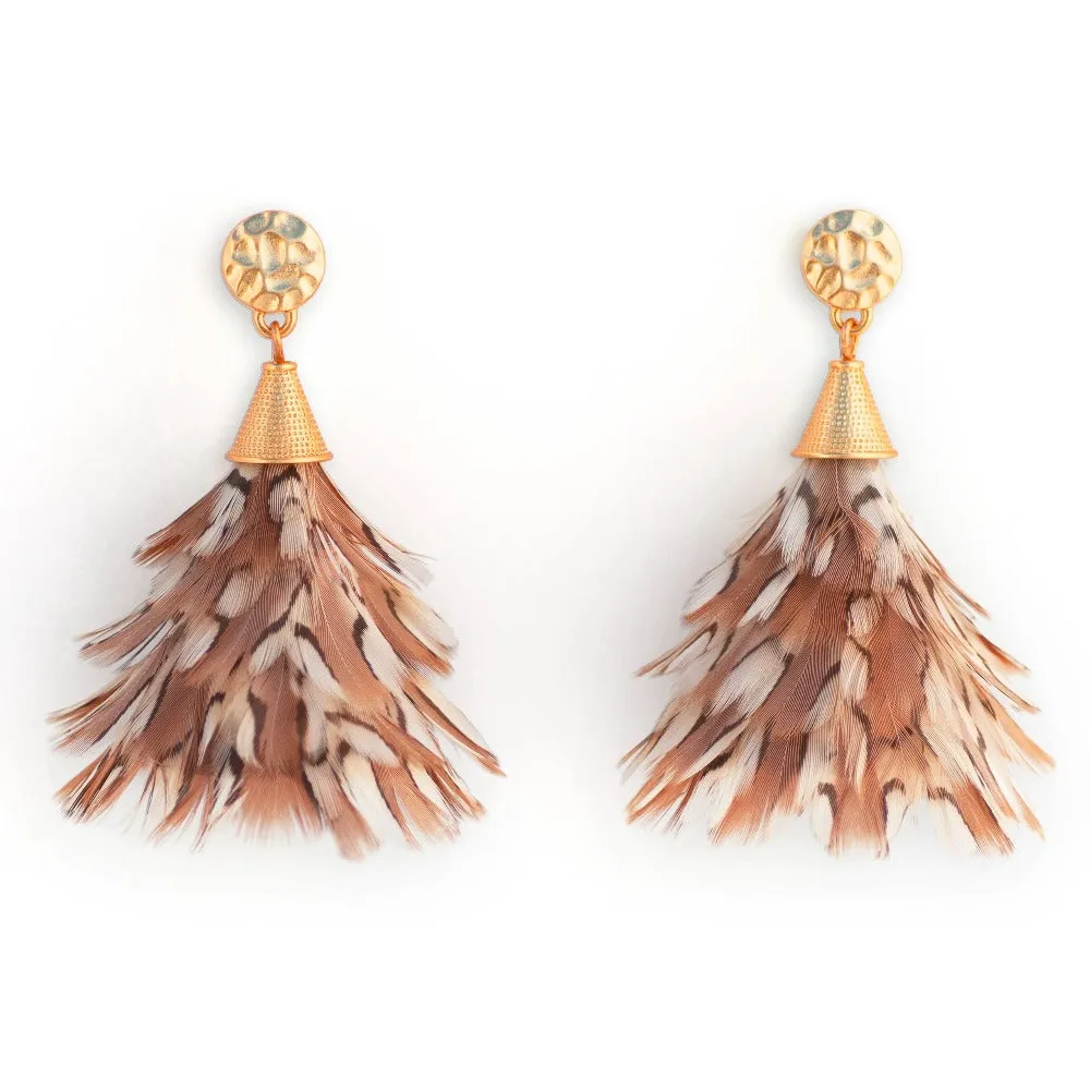 Brackish Feather Earrings - Anna Quail