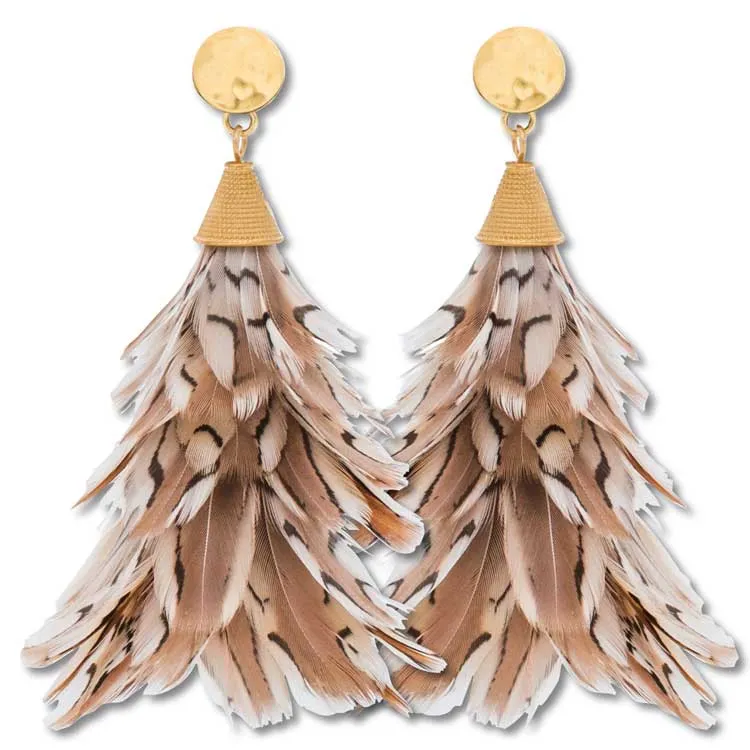 Brackish Feather Earrings - Anna Quail