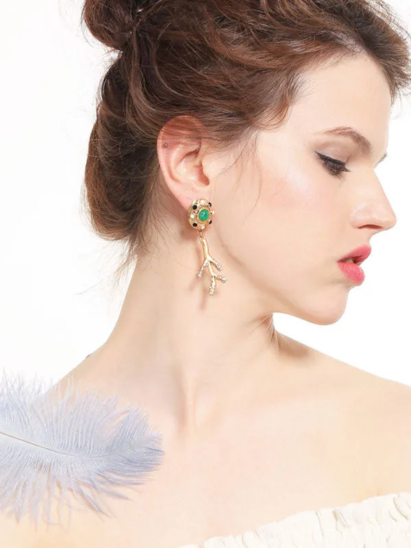 Branches Irregular Shape Earrings