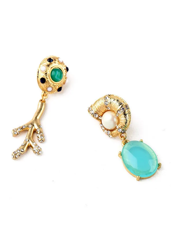 Branches Irregular Shape Earrings