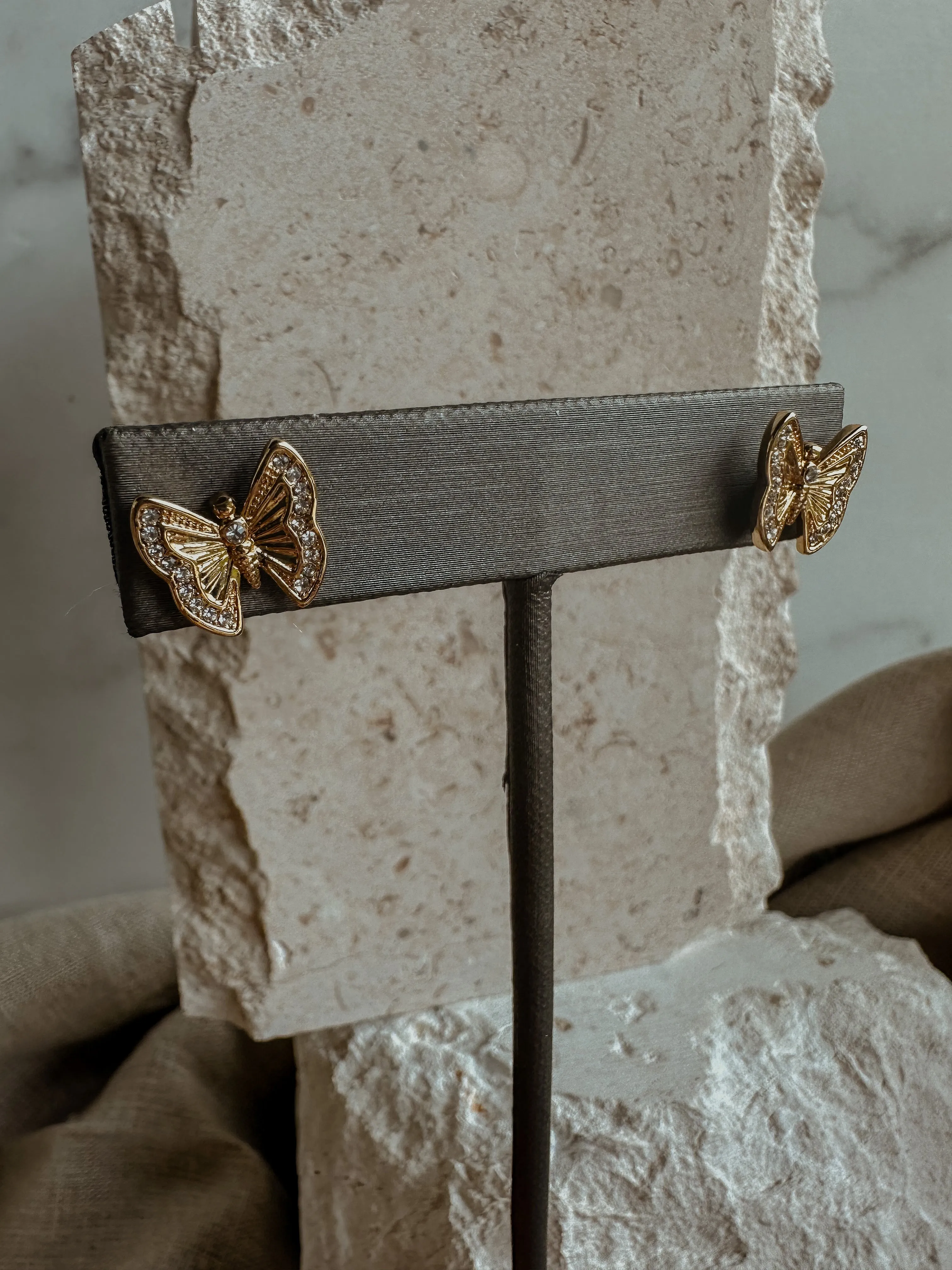 Butterfly Necklace & Earrings Set