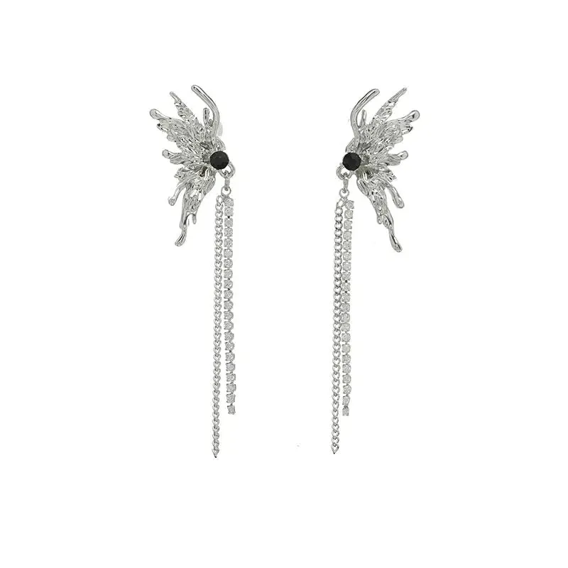 Butterfly Tassel Earrings