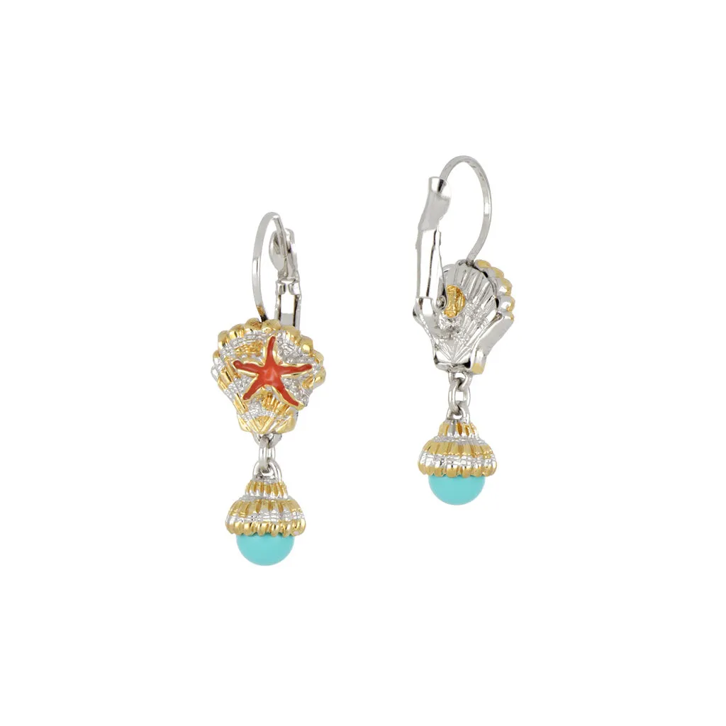 Caraíba Collection Shell French Wire Earrings
