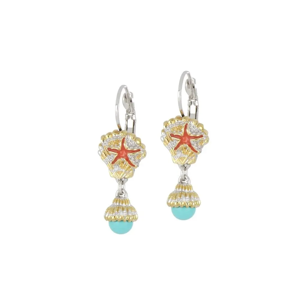 Caraíba Collection Shell French Wire Earrings