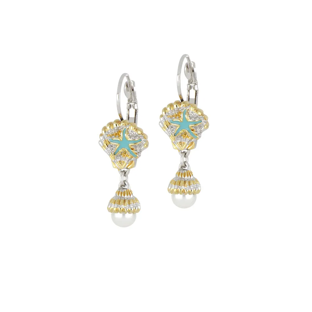 Caraíba Collection Shell French Wire Earrings
