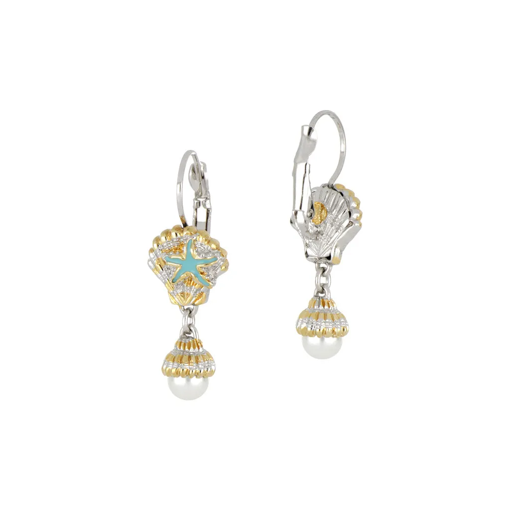 Caraíba Collection Shell French Wire Earrings