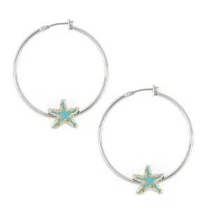 Caraíba Collection - Starfish Hoop Earrings