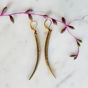 Cast Dentalium Shell Earrings