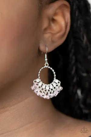 Charmingly Cabaret Pink Paparazzi Earrings