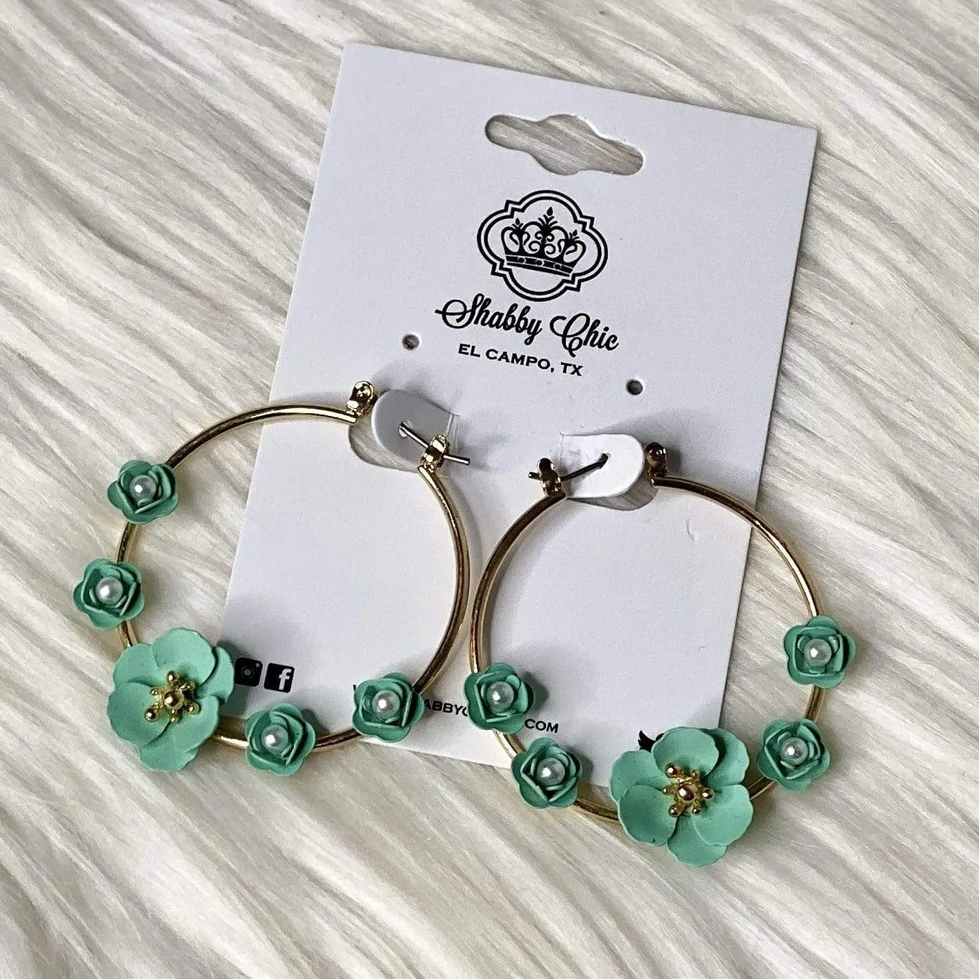 Circle of Flowers Earrings
