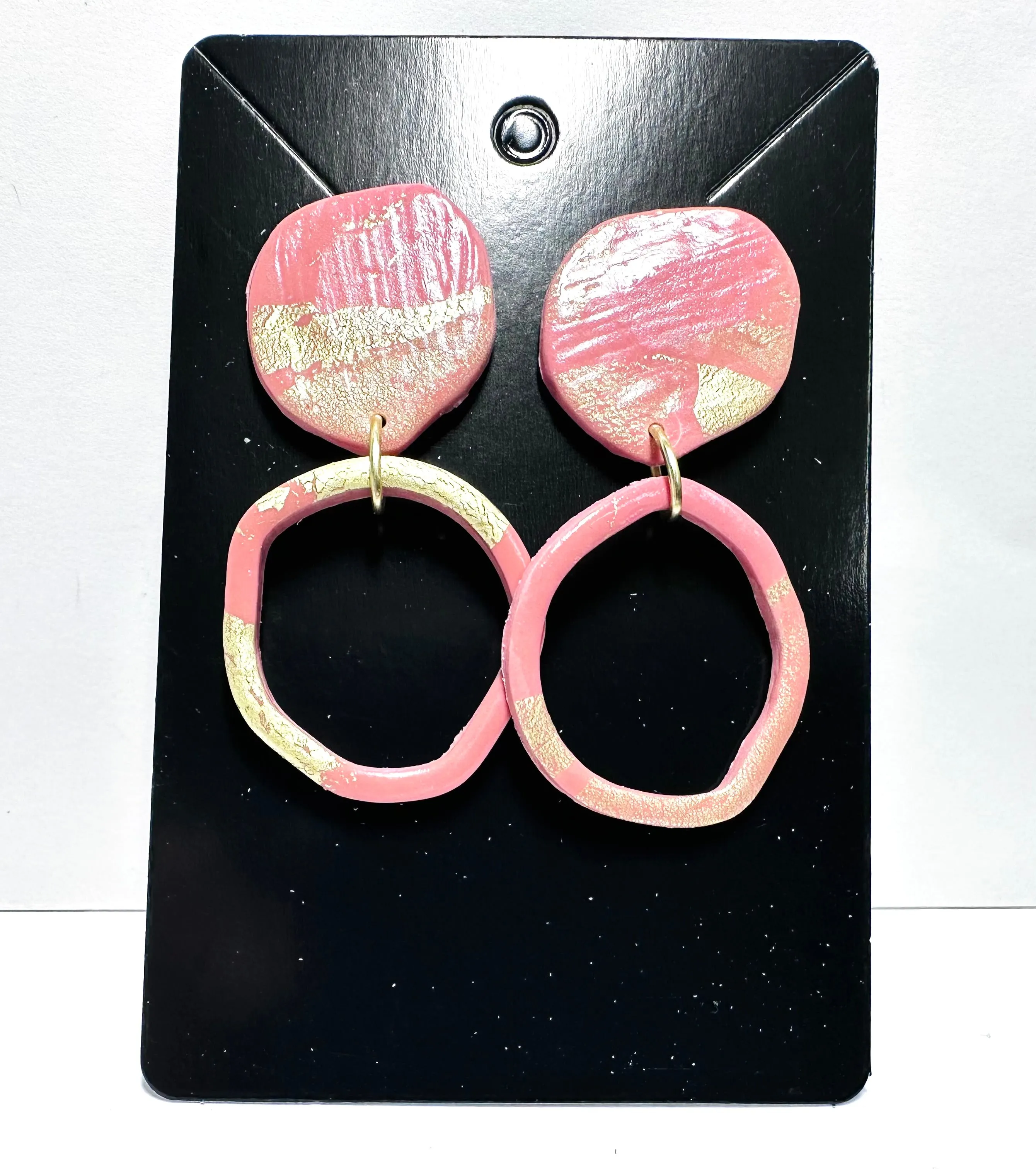 Clay Circle Earrings