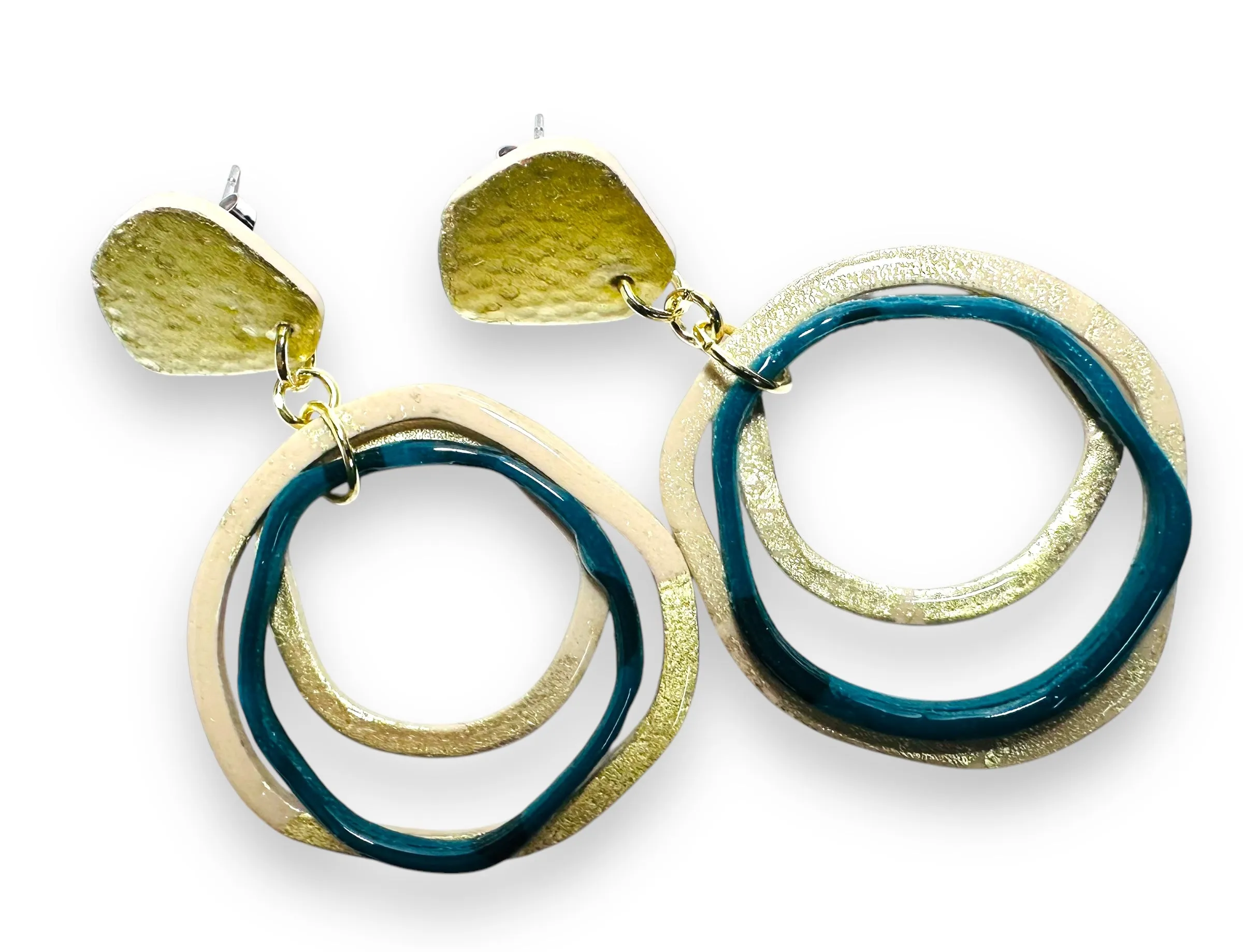 Clay Circle Earrings