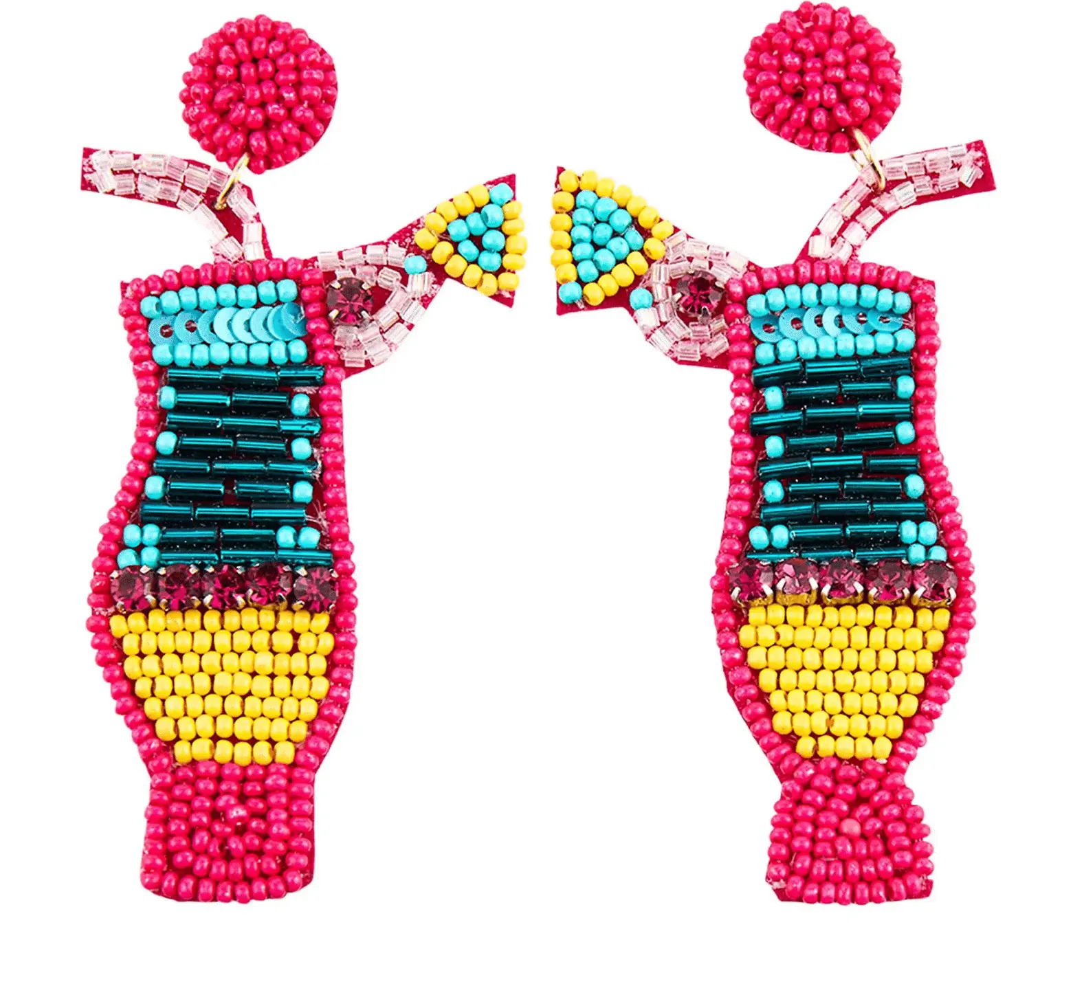 Cocktail Beaded Earrings