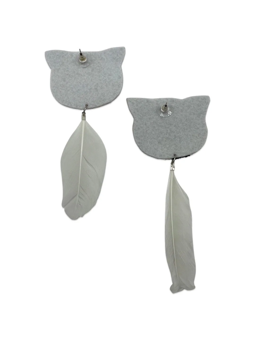 Colourful Beaded Owl Earrings