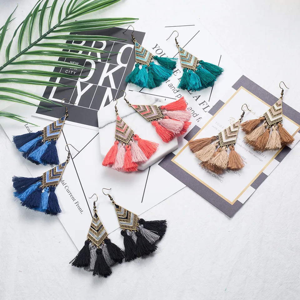 Cozumel Tassel Earrings
