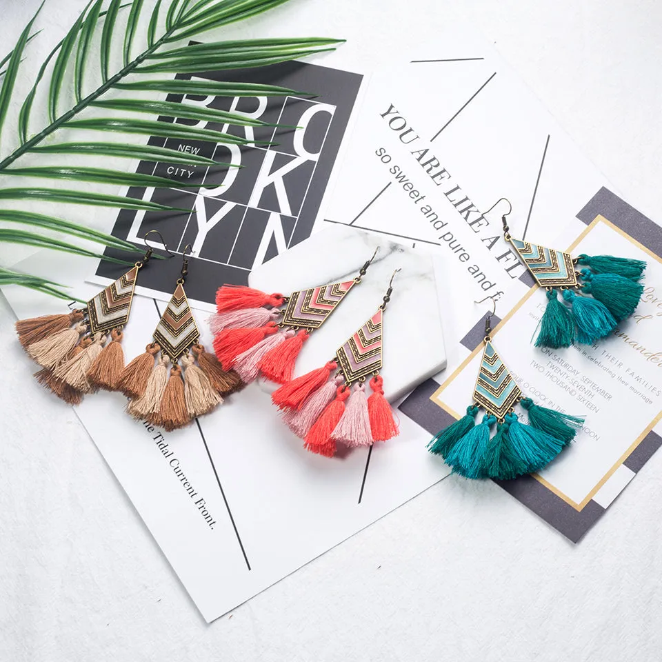 Cozumel Tassel Earrings