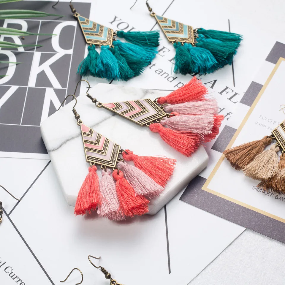 Cozumel Tassel Earrings