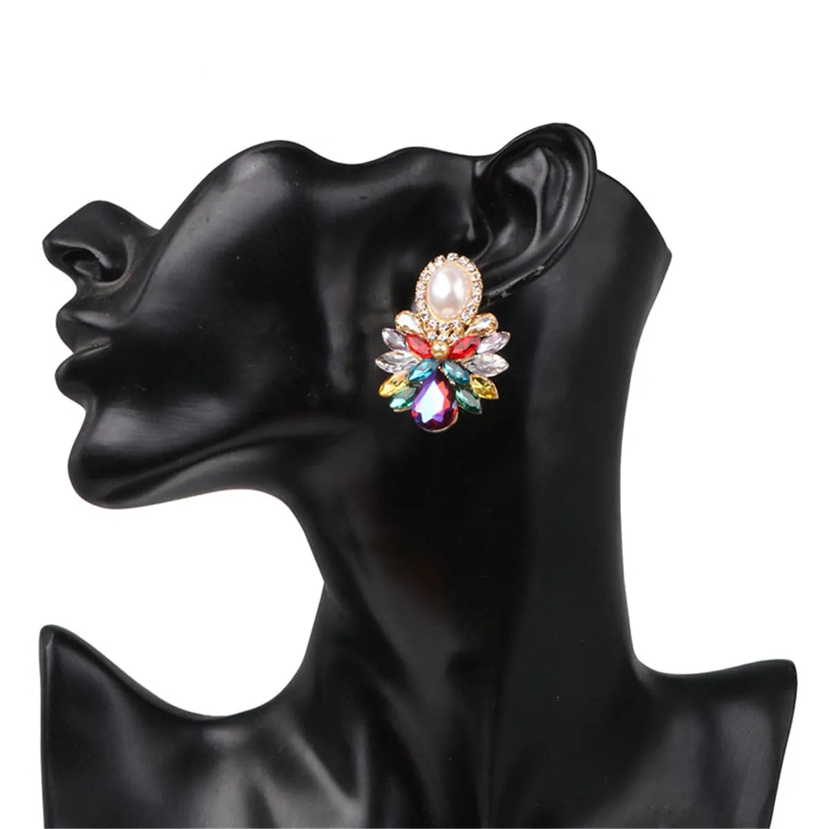 Crystal & Cubic Zirconia Botany Drop Earrings
