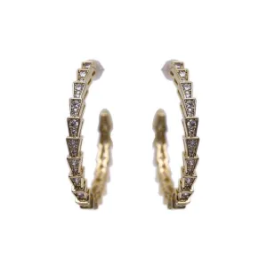 Crystal Hoop Earrings