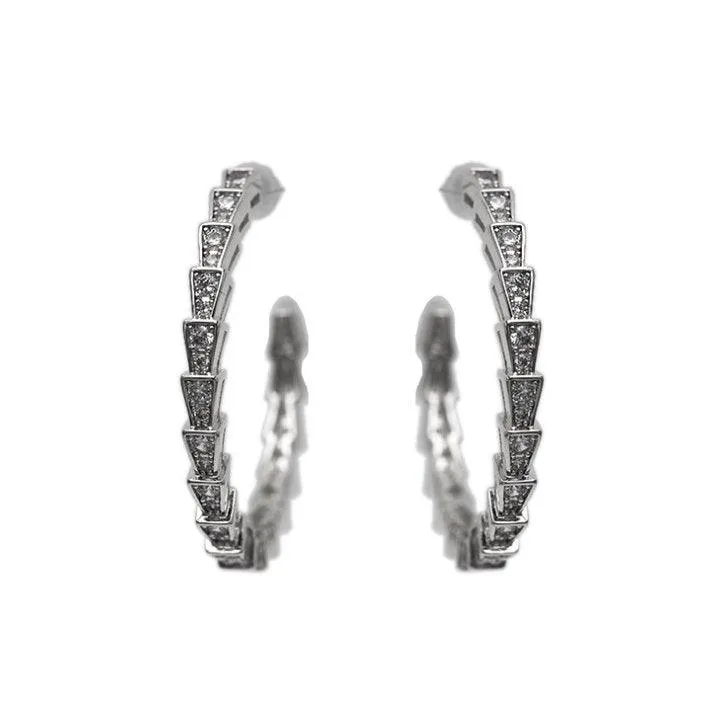Crystal Hoop Earrings