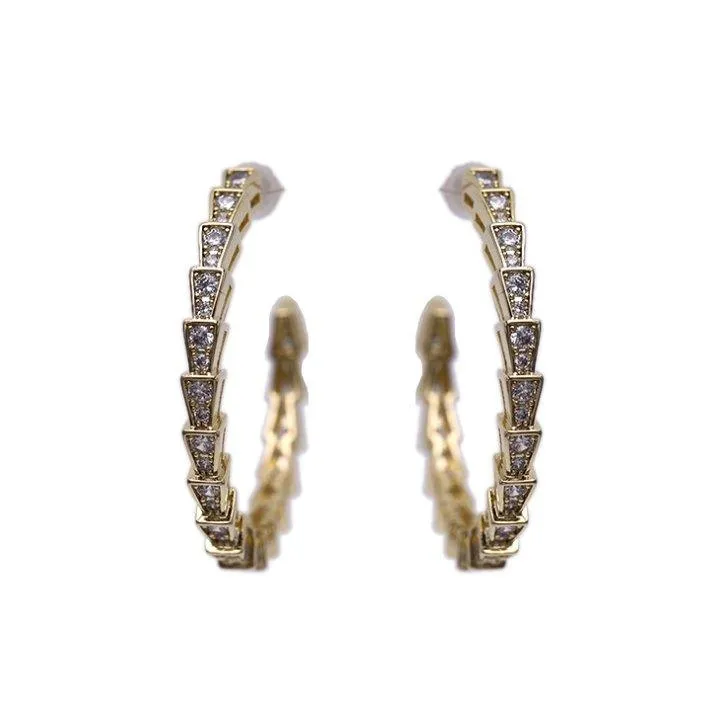 Crystal Hoop Earrings